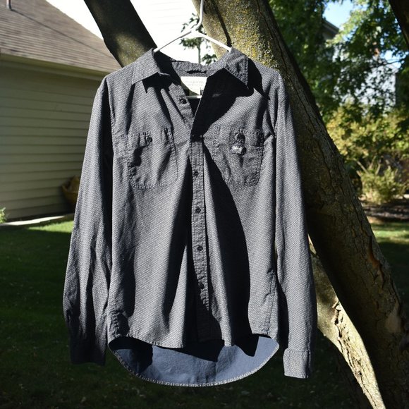 Denim & Supply Button Down Shirt Navy - Picture 1 of 5